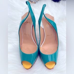 CHRISTIAN LOUBITON multi- colored shoes